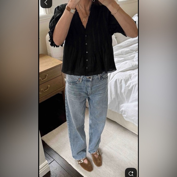 Le Monde Béryl Claudia Leather Ballet Flats - Picture 4 of 12